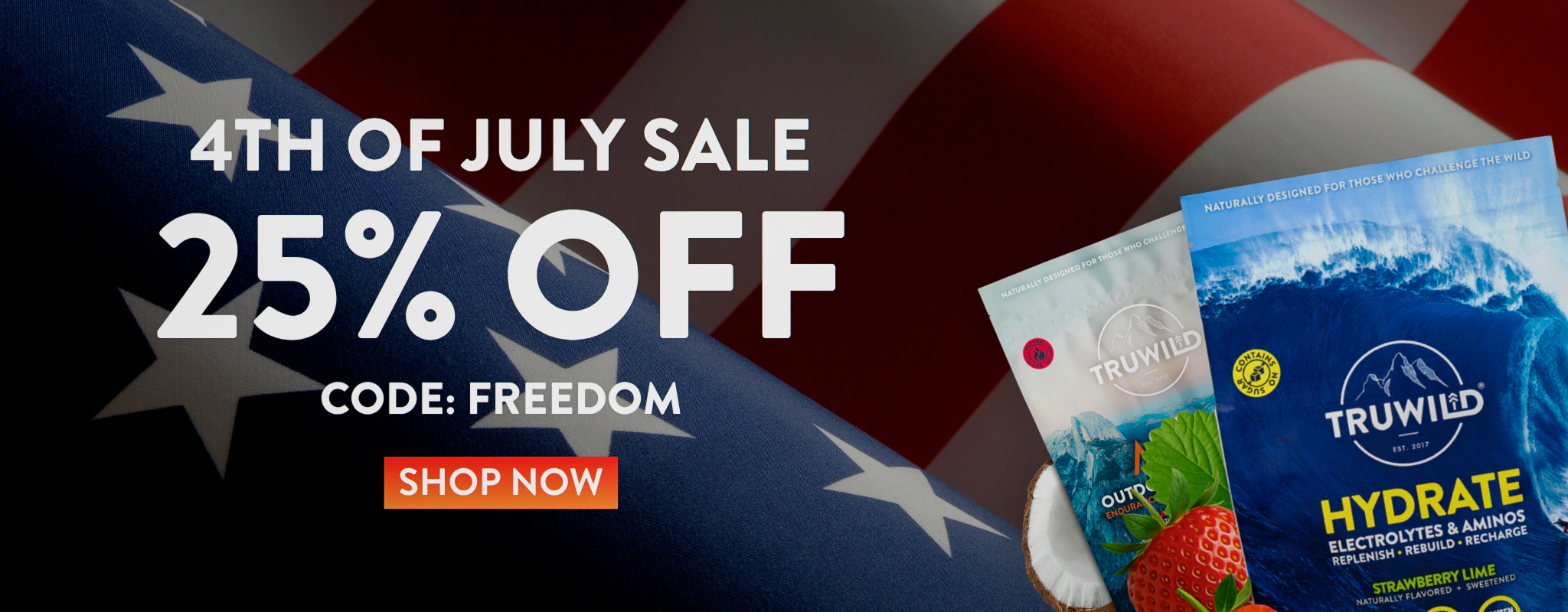 July 4th - 25% off with code FREEDOM